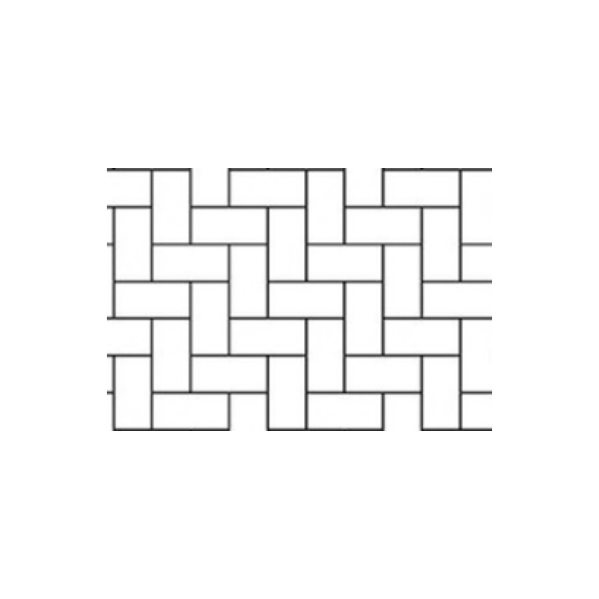 4"x8" 90 degree herringbone paver installation pattern diagram