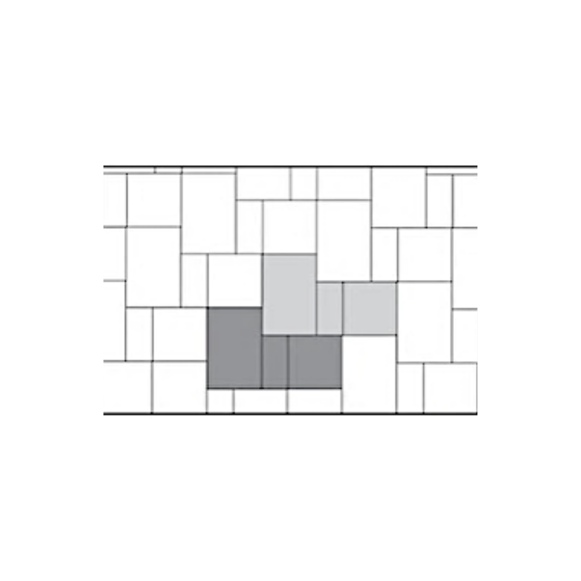 Barcelona Pattern 1 paver installation pattern diagram