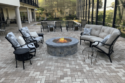 Bastos Pavers fire pit project