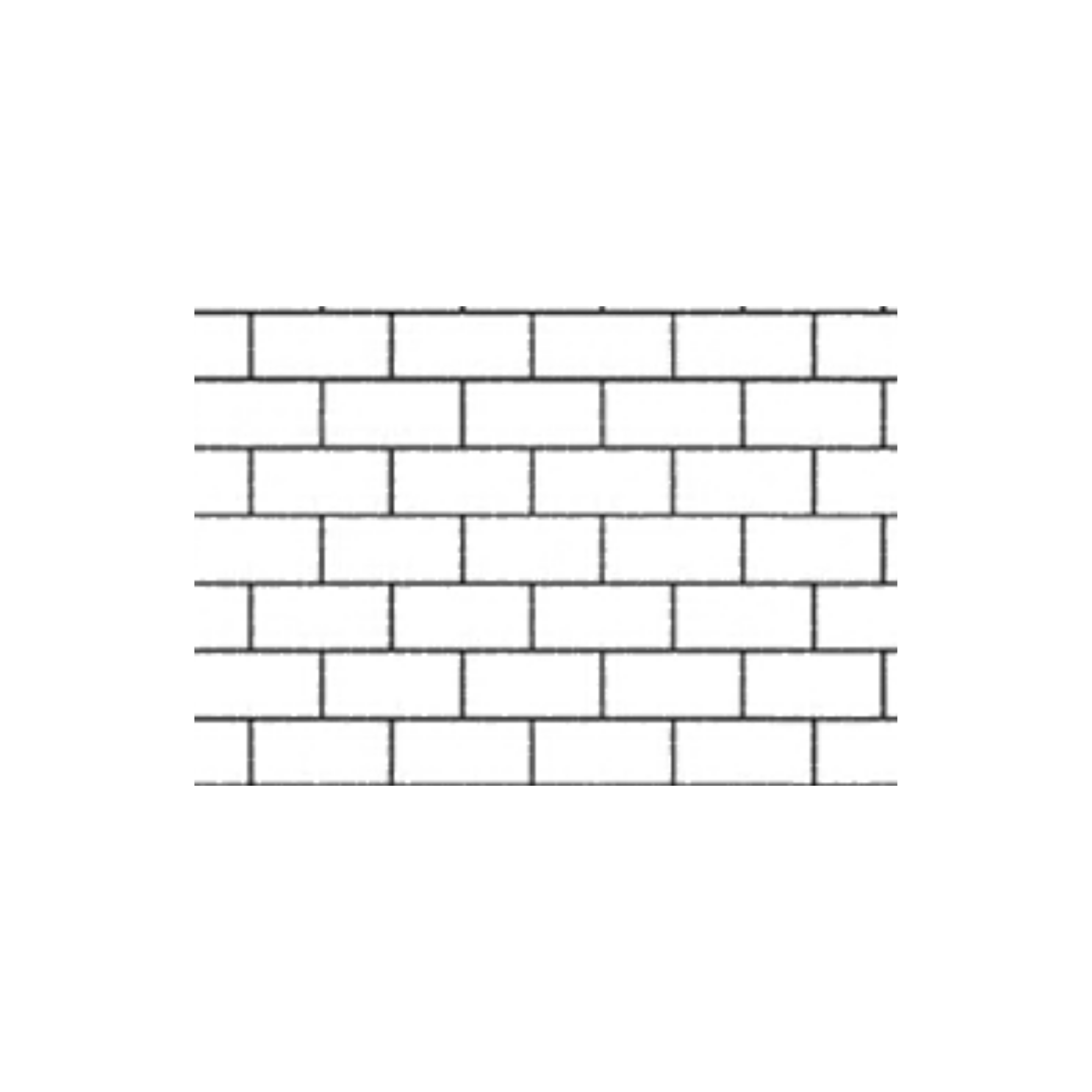 Running Bond Staggered, straight lay paver installation pattern diagram