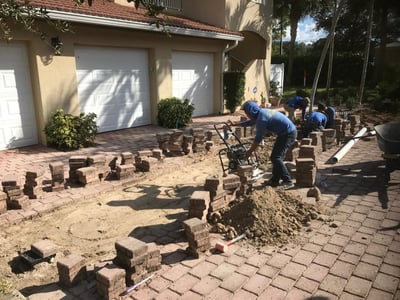 Paver repair by Bastos Pavers