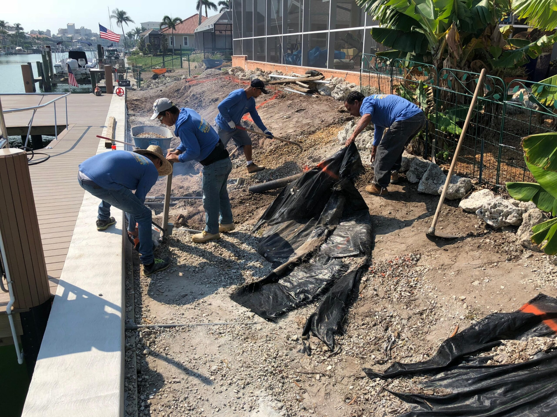 Settlement repair at garage approach