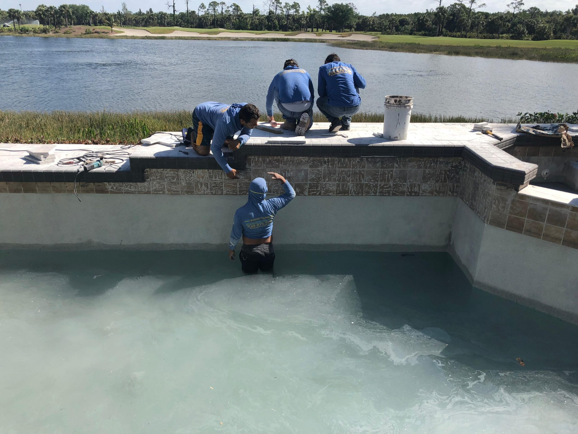 Pool deck and coping replacement